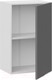 Миниатюра изображения товара Шкаф навесной для кухни ТриЯ Кимберли 1В45 (белый/титан)