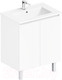 Миниатюра изображения товара Тумба с умывальником ЗОВ Монови 60 / M60LW0LWS-OL60 (белый)