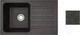 Миниатюра изображения товара Мойка кухонная со смесителем БелЭворс Styl L + смеситель W74004-2 + дозатор L405F (черный)
