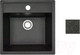 Миниатюра изображения товара Мойка кухонная со смесителем БелЭворс Rio + смеситель W74004-2 + дозатор L405F (черный)