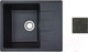 Миниатюра изображения товара Мойка кухонная со смесителем БелЭворс Mila R + смеситель W74004-2 + дозатор L405F (черный)