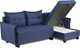 Миниатюра изображения товара Диван угловой Mio Tesoro Туули (Malmo 79 Blue)