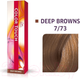 Миниатюра изображения товара Крем-краска для волос Wella Professionals Color Touch New 7/73 (60мл, средний блондин коричнево-золотой)