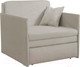 Миниатюра изображения товара Кресло-кровать Комфорт-S Дариуш (велюр бежевый)