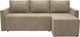 Миниатюра изображения товара Диван угловой Комфорт-S Берта (велюр бежевый)