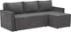 Миниатюра изображения товара Диван угловой Комфорт-S Берта (велюр серый)