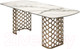 Миниатюра изображения товара Обеденный стол M-City Chiavari 220 KL-188 / 614M05287 (контрастный мрамор матовый/шампань)