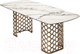 Миниатюра изображения товара Обеденный стол M-City Chiavari 220 KL-188 / 614M05287 (контрастный мрамор матовый/шампань)