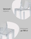 Миниатюра изображения товара Стул Stool Group Victoria Ghost / XH-8071 (серый)