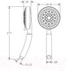 Миниатюра изображения товара Лейка ручного душа Gross Aqua Spa XL GA5030