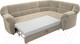 Миниатюра изображения товара Диван угловой Лига Диванов Карнелла правый (микровельвет бежевый)