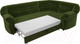 Миниатюра изображения товара Диван угловой Лига Диванов Карнелла правый (микровельвет зеленый)