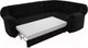 Миниатюра изображения товара Диван угловой Лига Диванов Карнелла правый (велюр черный)