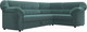 Миниатюра изображения товара Диван угловой Лига Диванов Карнелла правый (велюр бирюзовый)