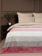 Миниатюра изображения товара Плед TexRepublic Deco Lux Полосы Фланель 200x220 / 90695 (розовый)