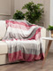 Миниатюра изображения товара Плед TexRepublic Deco Lux Полосы Фланель 200x220 / 90695 (розовый)