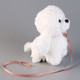 Миниатюра изображения товара Мягкая игрушка Sima-Land Щеночек с поводком / 9878867 (белый)