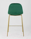 Миниатюра изображения товара Стул барный Stool Group Валенсия SN полубарный / OS-001CB HLR-56 (велюр зеленый/золотые ножки)
