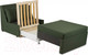 Миниатюра изображения товара Кресло-кровать Mio Tesoro Такка Fotel 80 Z/F Malmo 37 (Dark Green)