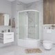 Миниатюра изображения товара Душевая кабина Niagara Promo P100/80/40L/MT/BK 100x80x195
