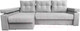 Миниатюра изображения товара Диван угловой Bobrovmebel Мадрид левый (микровелюр симпл 30 светло-серый)
