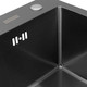 Миниатюра изображения товара Мойка кухонная со смесителем Arfeka AF PVD Nano 52x49 + AF FSS304 + ZP DS (Black)