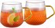 Миниатюра изображения товара Набор кружек Makkua Ribbed Glassware RC300 (2шт)