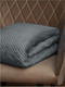 Миниатюра изображения товара Плед TexRepublic Deco Ромбики Фланель 200x220 / 93413 (серый)
