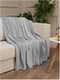 Миниатюра изображения товара Плед TexRepublic Deco Ромбики Фланель 200x220 / 93414 (серый)