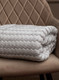 Миниатюра изображения товара Плед TexRepublic Absolute Зигзаг двухцветный Flannel 150x200 / 92567 (серый)