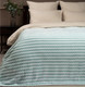 Миниатюра изображения товара Плед TexRepublic Absolute Зигзаг двухцветный Flannel 200x220 / 92577 (бирюзовый)