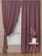 Миниатюра изображения товара Комплект штор Amore Mio Вельвет канвас 1.5x2.7 / 92070 (2шт, розовый)