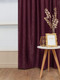 Миниатюра изображения товара Комплект штор Amore Mio Однотонный софт 42002-048 1.5x2.7 / 92083 (2шт, бордовый)