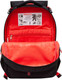 Миниатюра изображения товара Школьный рюкзак Grizzly RB-458-1 (черный/красный)