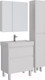 Миниатюра изображения товара Шкаф с зеркалом для ванной LEMARK Universal 80x80 / LM80ZS-U (белый глянец)