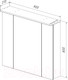 Миниатюра изображения товара Шкаф с зеркалом для ванной LEMARK Zenon 90x80 / LM90ZS-Z (белый глянец)