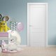 Миниатюра изображения товара Дверной блок SMART Норд комплект 60x200 (белый шелк)