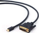 Миниатюра изображения товара Кабель Cablexpert CC-mDPM-DVIM-6 (1.8м)