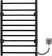 Миниатюра изображения товара Полотенцесушитель электрический Gloss & Reiter Pro-gress тип.Э2 Л.50x80.P10 Муар Black (П) Таймер
