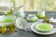 Миниатюра изображения товара Тарелка столовая обеденная Elan Gallery Кантри / 760092 (зеленый)