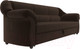 Миниатюра изображения товара Диван Лига Диванов Карнелла / 105880 (микровельвет коричневый)