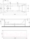 Миниатюра изображения товара Экран для ванны AM.PM Gem 150x70 W93A-150-070W-P