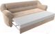 Миниатюра изображения товара Диван Лига Диванов Карнелла / 109524 (велюр бежевый)