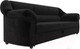 Миниатюра изображения товара Диван Лига Диванов Карнелла / 109526 (велюр черный)