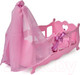 Миниатюра изображения товара Аксессуар для куклы Leader Toys Diamond Princess Кроватка с пост. бельем и балдахином / 72519 (розовый)