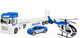 Миниатюра изображения товара Автовоз игрушечный Bondibon Парк техники Полиция Вертолет и машина / ВВ6154