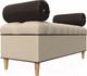 Миниатюра изображения товара Банкетка Лига Диванов Глория / 29278 (экокожа бежевый/коричневый/коричневый)