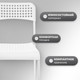 Миниатюра изображения товара Стул Mio Tesoro Adde SC-232 (белый)