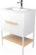 Миниатюра изображения товара Тумба под умывальник Дабер 010 WeltWasser Deilbach 7517-60 / Т10.6W.1.5 (белый/дуб гамильтон натуральный)