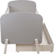 Миниатюра изображения товара Детская кроватка Polini Kids Mirum 2010 c ящиком / 0003150-151 (серый/белый)